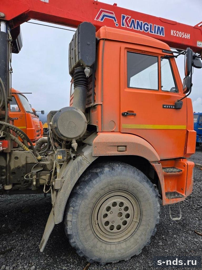КМУ 8Т. KANGLIM KS2056H НА ШАССИ 6×6 КАМАЗ 43118