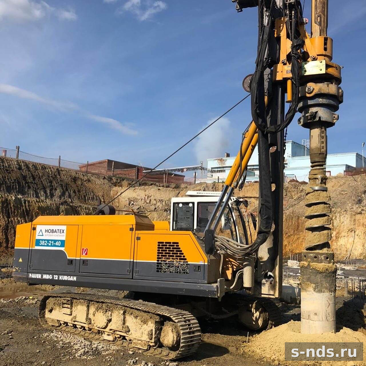 Роторная буровая установка Bauer MBG 12