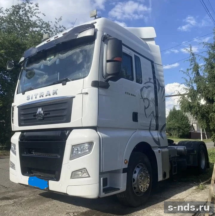 Седельный тягач Sitrak C7H с полуприцепом