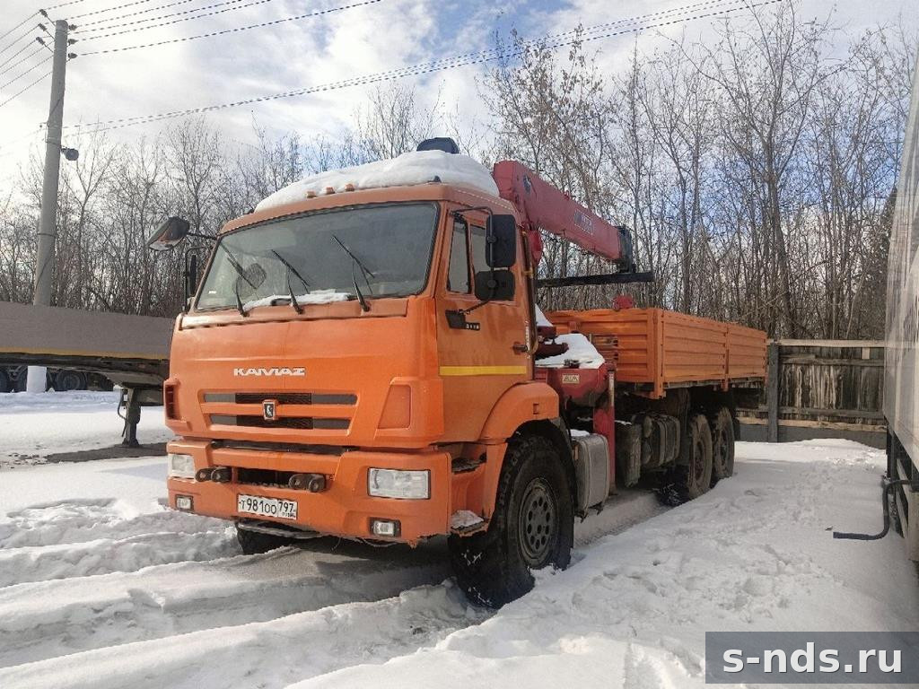 КМУ 8т. HORYONG HRS-216 шасси 6х6 КАМАЗ 43118