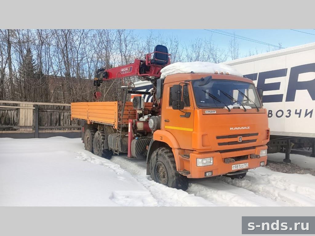 КМУ 8т. HORYONG HRS-216 шасси 6х6 КАМАЗ 43118