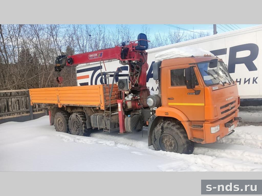 КМУ 8т. HORYONG HRS-216 шасси 6х6 КАМАЗ 43118