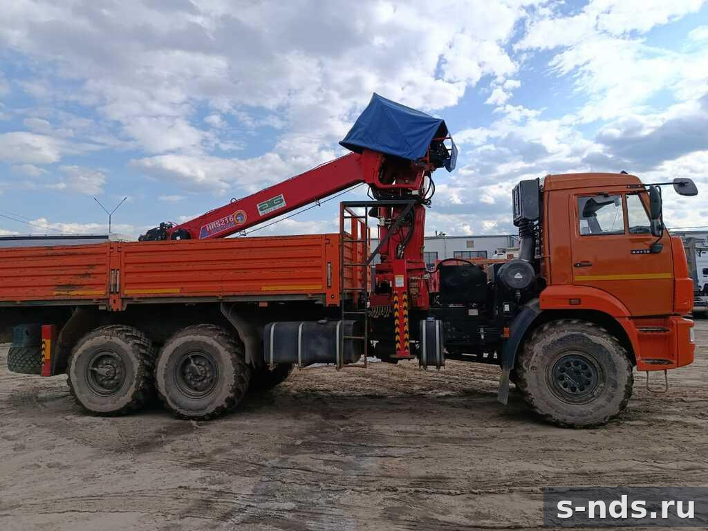 КМУ 8т. HORYONG HRS-216 шасси 6х6 КАМАЗ