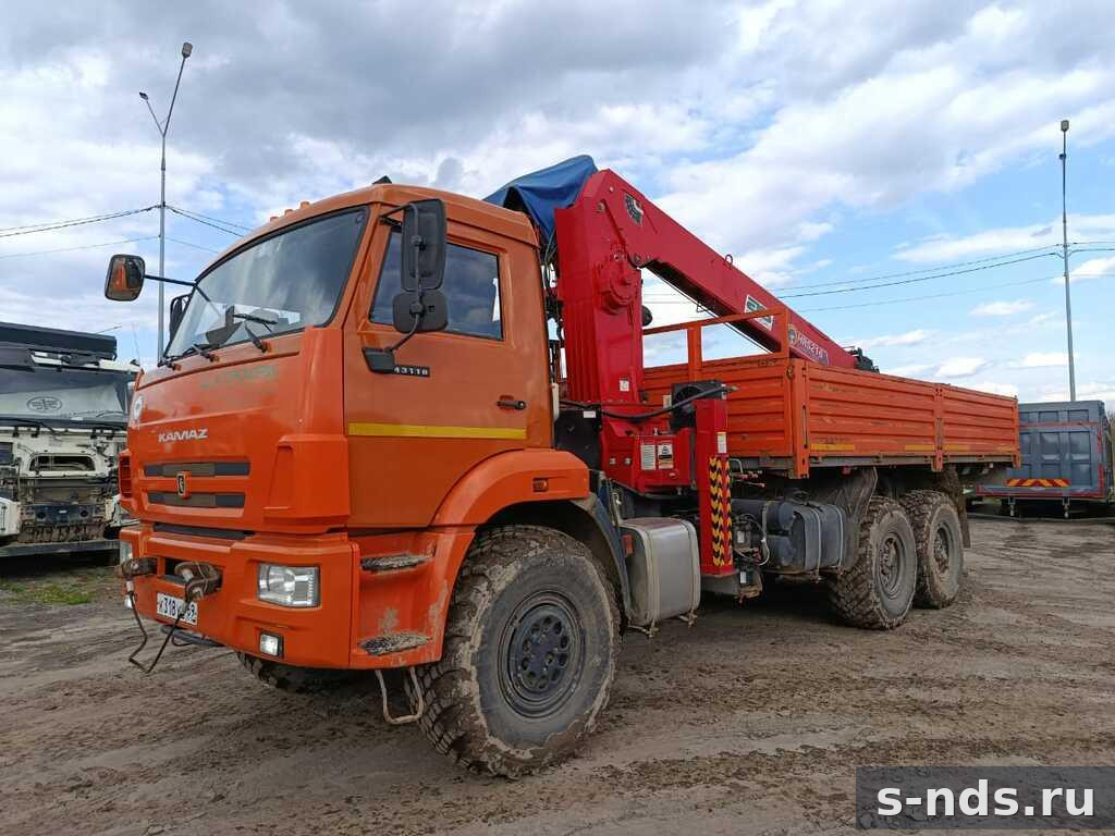 КМУ 8т. HORYONG HRS-216 шасси 6х6 КАМАЗ