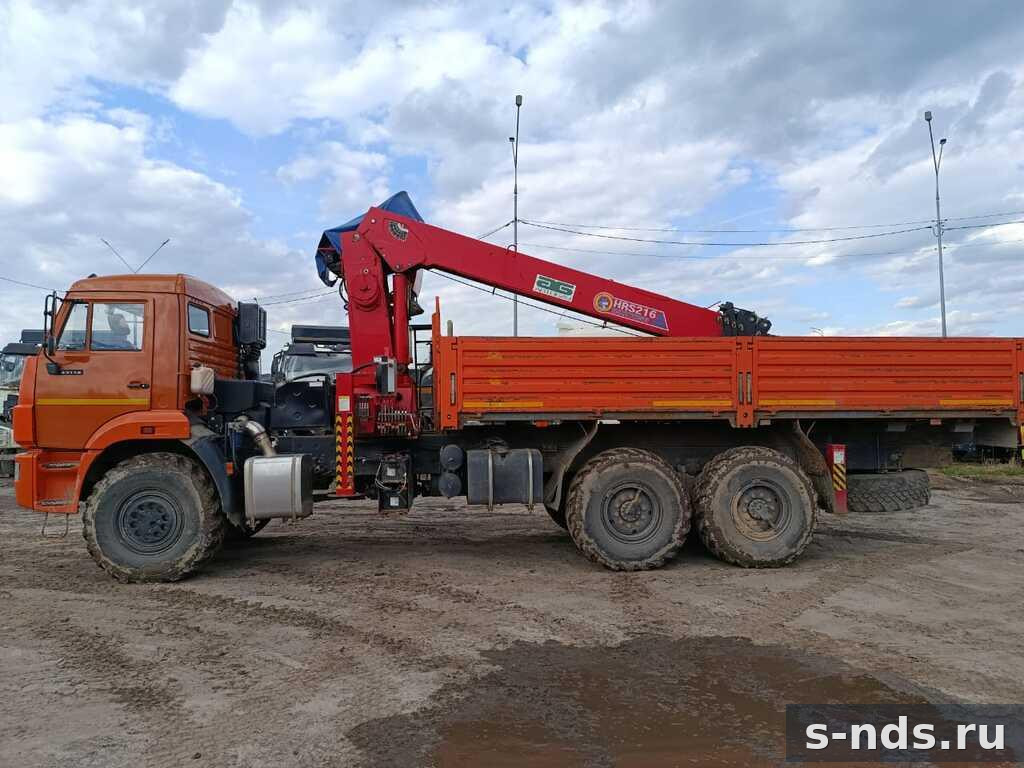 КМУ 8т. HORYONG HRS-216 шасси 6х6 КАМАЗ