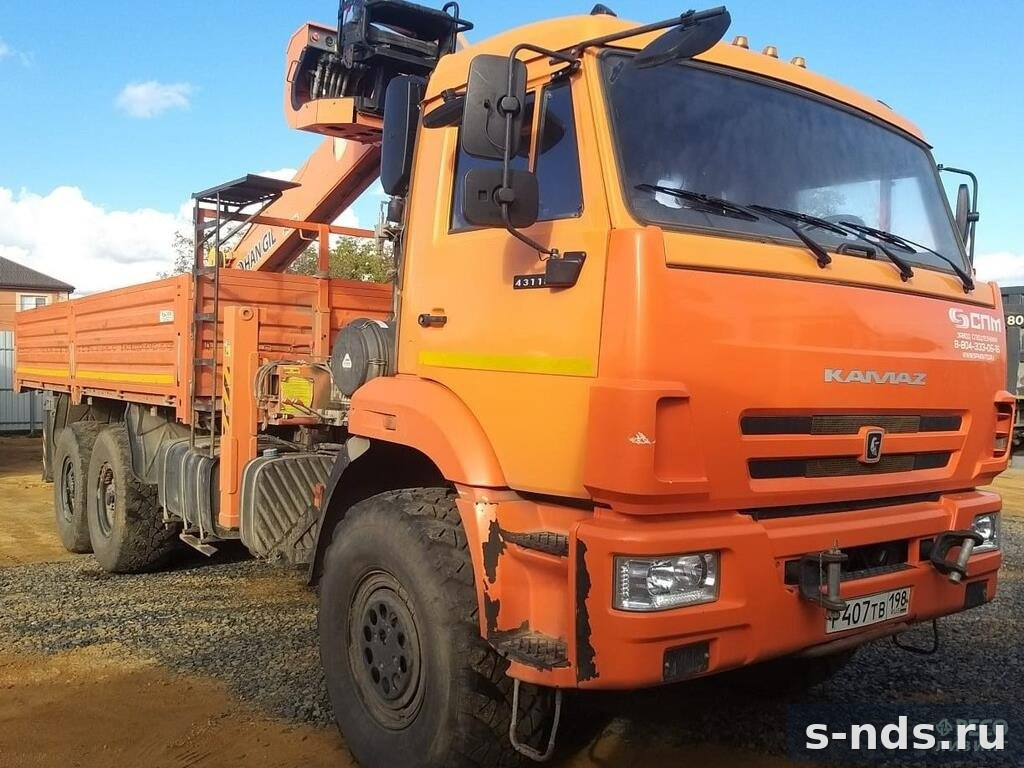 КМУ 7т. HANGIL HGC 976 шасси 6х6 КАМАЗ 43118