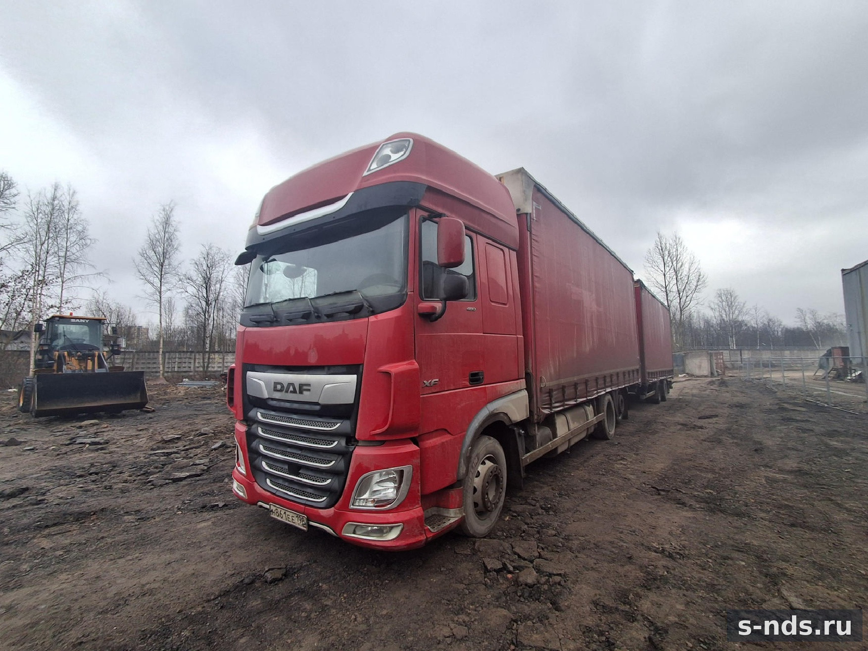 DAF XF 480 FAR Тентованный
