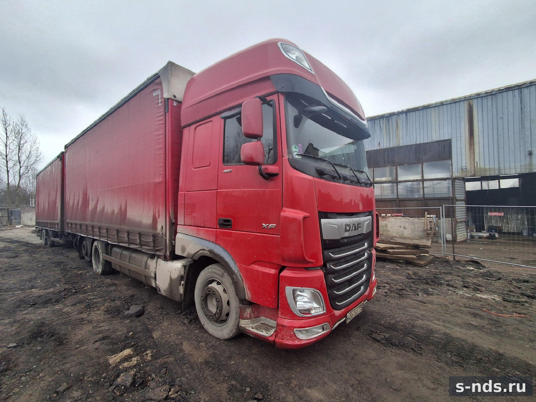 DAF XF 480 FAR Тентованный