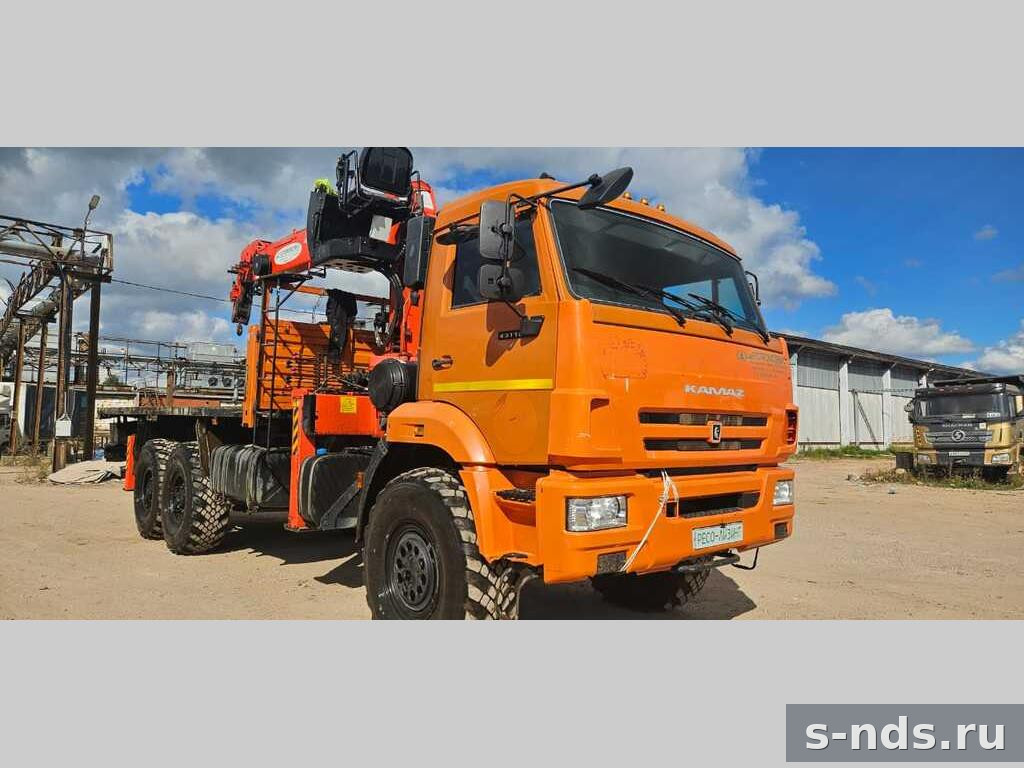 КМУ 7т. KANGLIM KS1256 шасси КАМАЗ 43118
