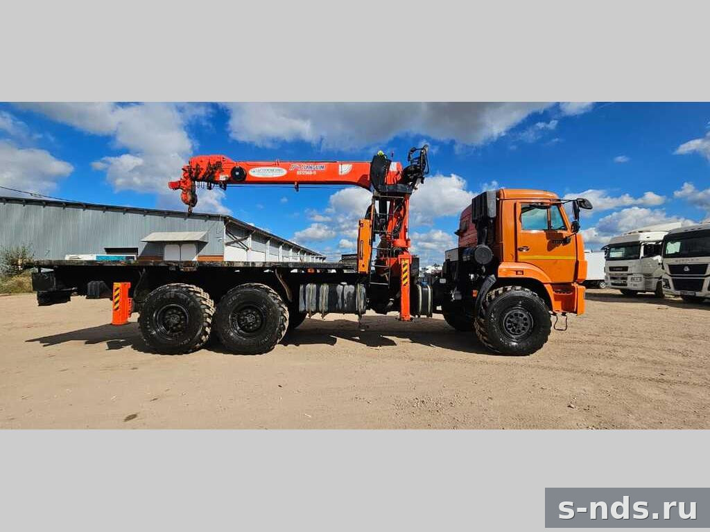 КМУ 7т. KANGLIM KS1256 шасси КАМАЗ 43118