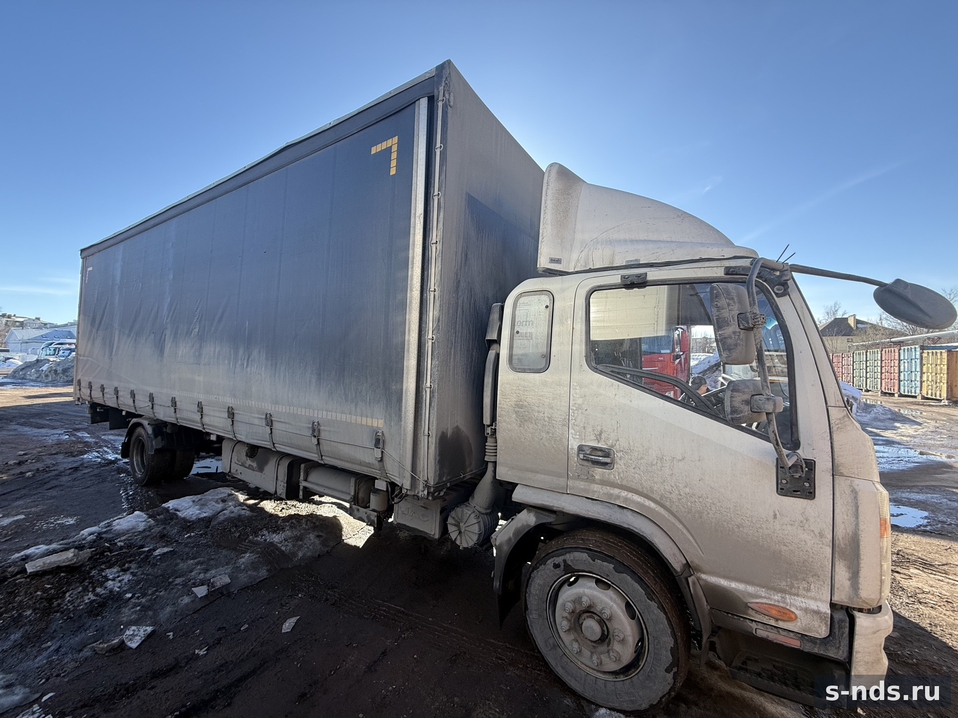 Тентованный грузовик JAC N120, 2022