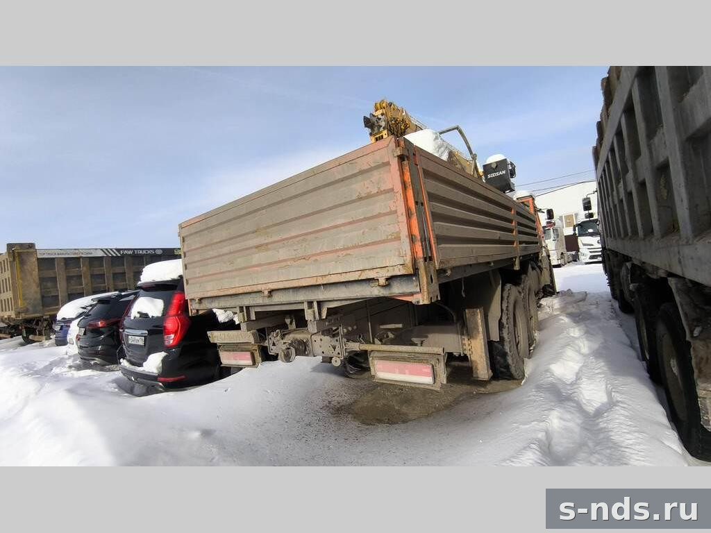 КМУ 7,6 т. Soosan SCS 746L TOP шасси 6х6 КАМАЗ 43118