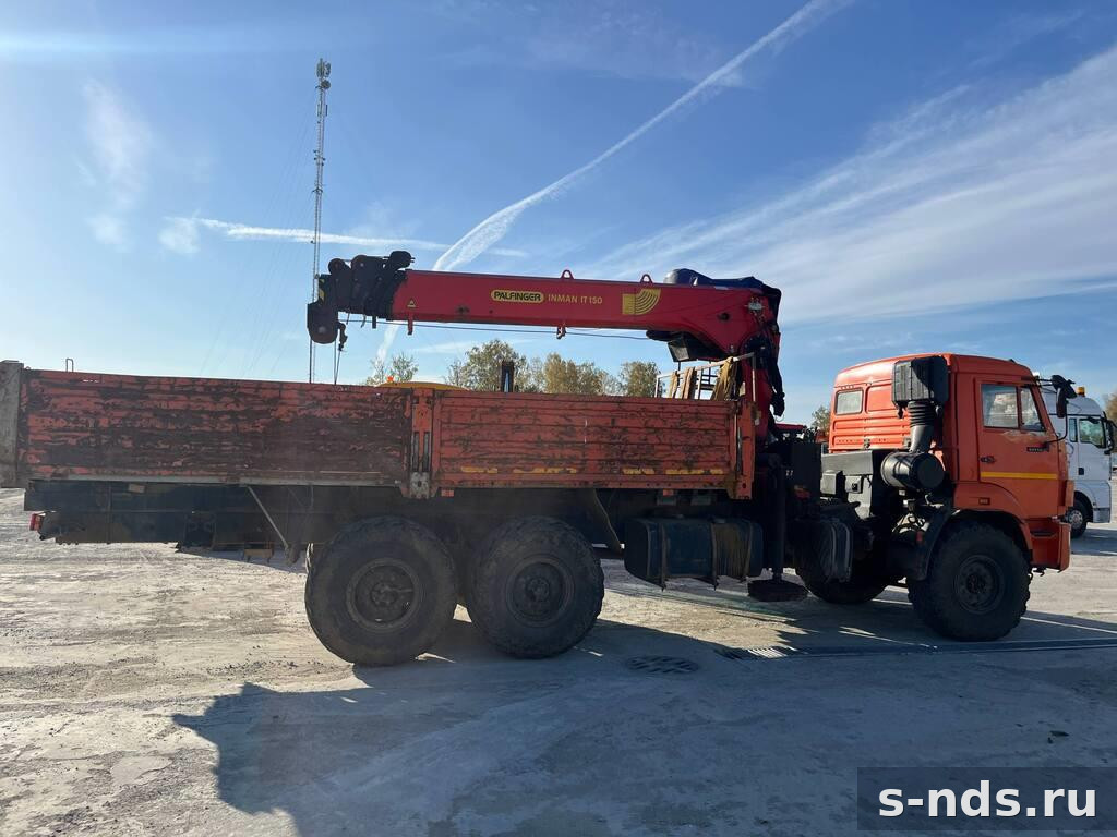КМУ 7т. PALFINGER INMAN IT 150 шасси 6х6 КАМАЗ 43118