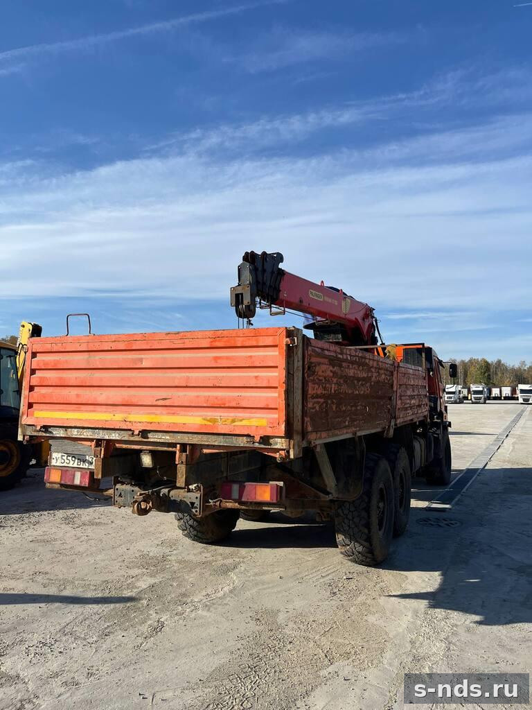 КМУ 7т. PALFINGER INMAN IT 150 шасси 6х6 КАМАЗ 43118