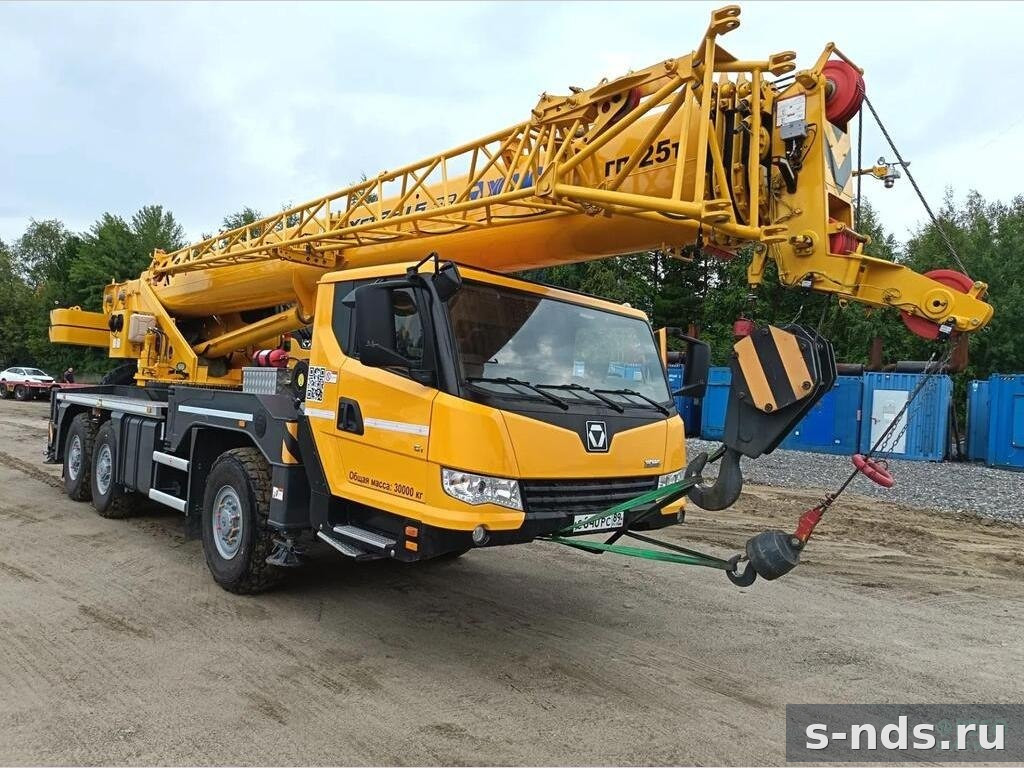 Автокран 25т. на шасси 6х6 XCMG XCT25L5_SR 2024г.