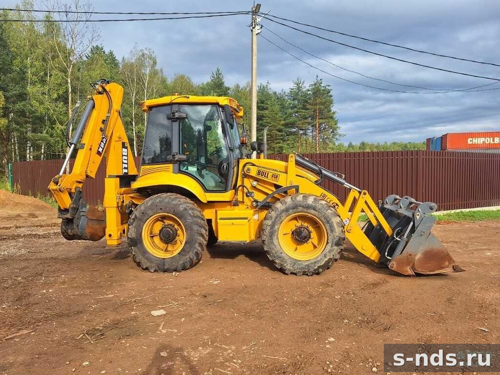 Экскаватор-погрузчик равно колёсный BULL 4SX-PLUS 2023г.