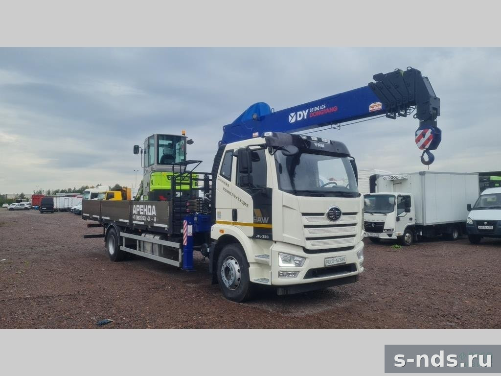 КМУ 8 т. на шасси 4х2 FAW J6P 2025г.