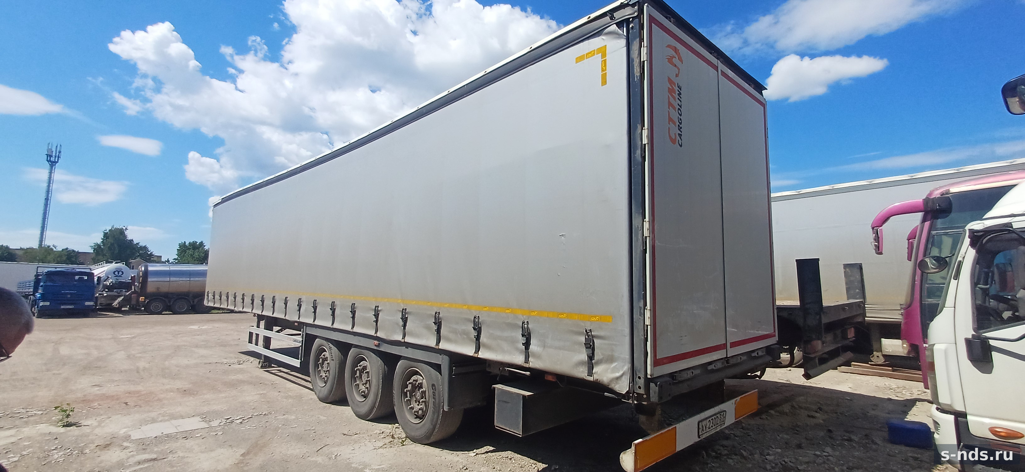 Полуприцеп шторно-бортовой CTTM Cargoline 932200, 2023