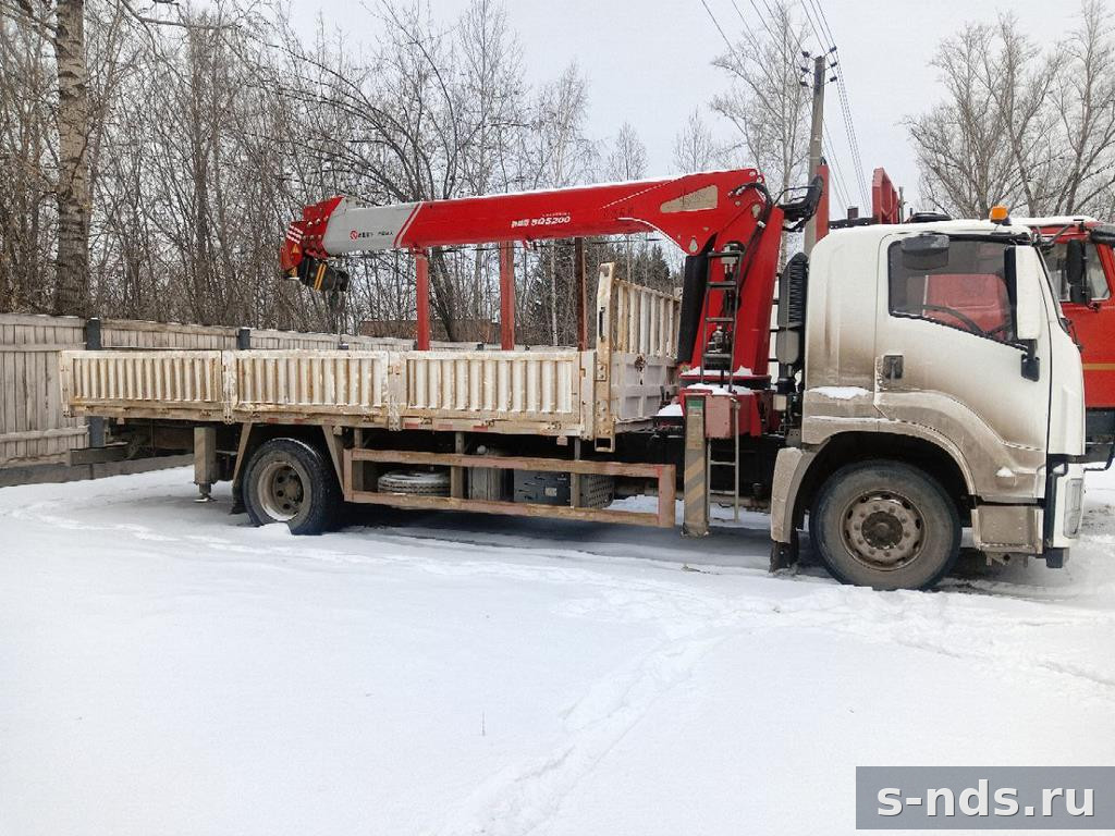 КМУ 8т. SQS200 шасси ISUZU FTR