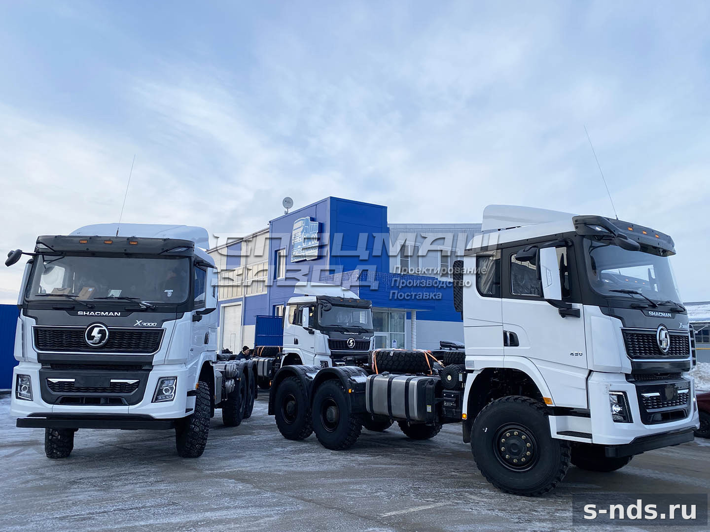 Седельный тягач на шасси SHACMAN SX42586V385 6х6