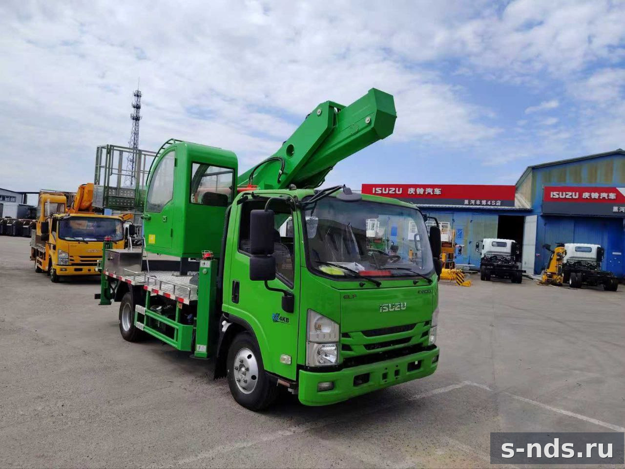 Автовышка ISUZU ELF 28