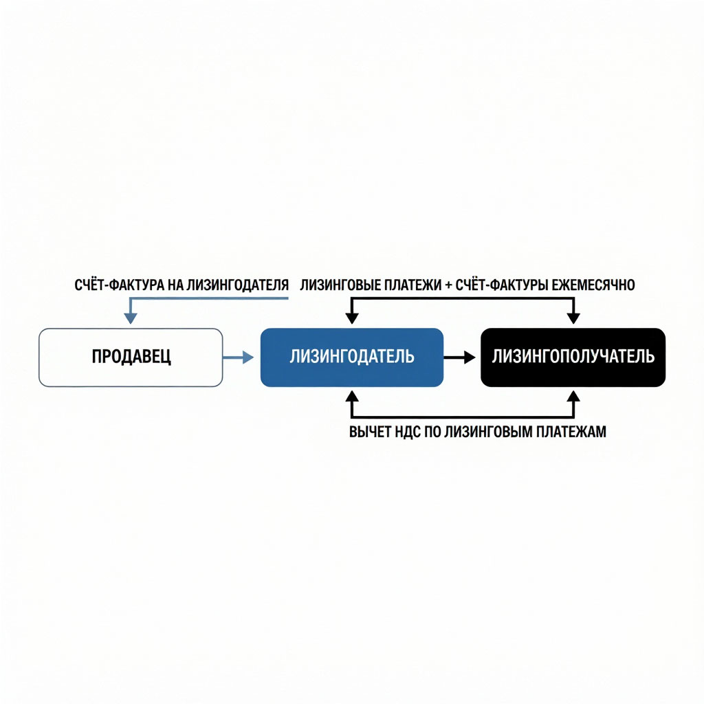 Продавец и лизингодатель обсуждают условия лизинговой сделки с учетом НДС